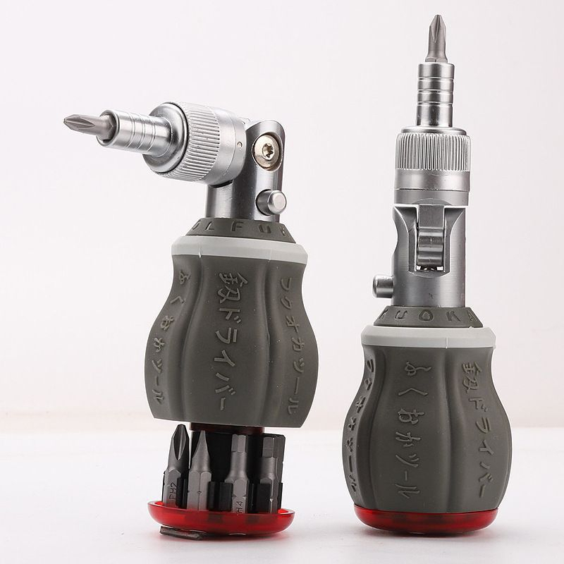 Japan Fukuoka Multi Angle Ratchet Screwdriver Combination Set Computer ...
