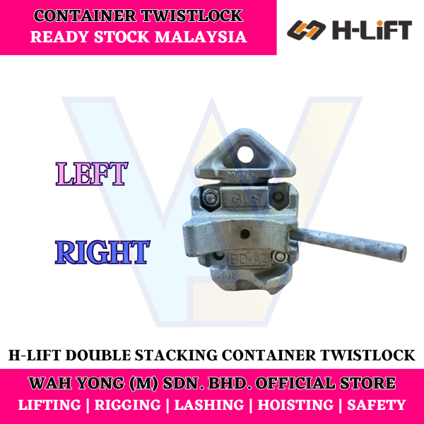 H-LIFT DOUBLE STACKING CONTAINER TWISTLOCK (LEFT / RIGHT) | Shopee Malaysia