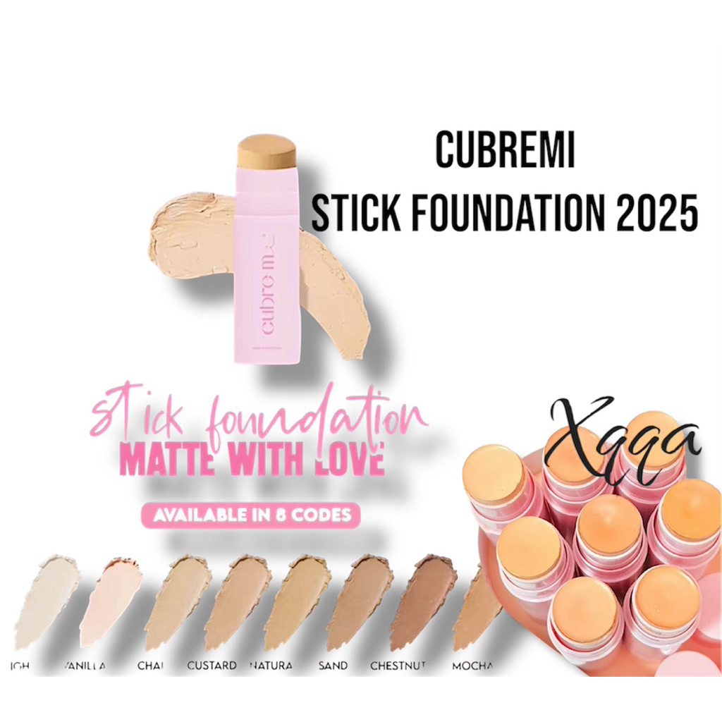 (exp 2028) NEW 2025 CUBREMI STICK MATTE FOUNDATION FULL COVERAGE (cubre ...