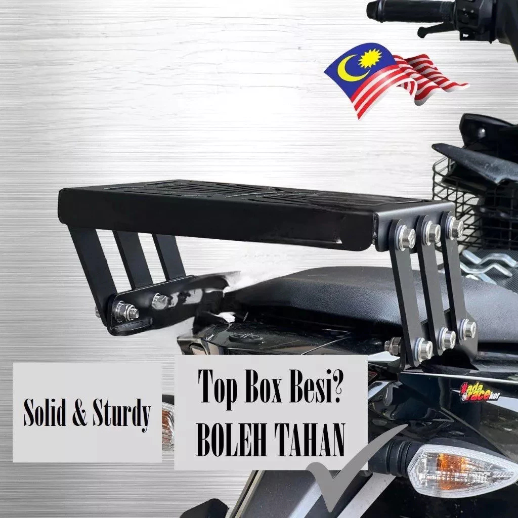 Suzuki Raider R 150 Fi Monorack Lipat Top Rack Box Motor Universal ...