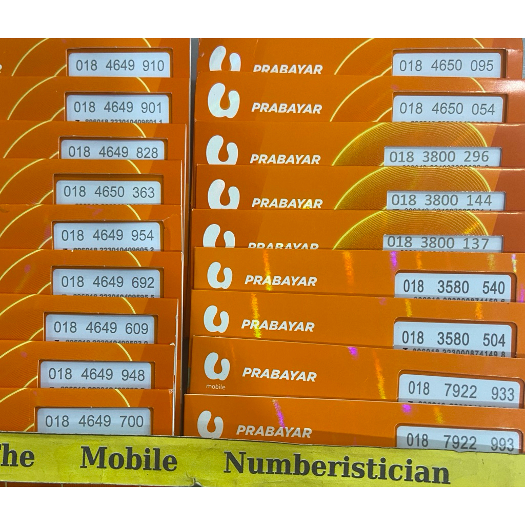 U Mobile Vip Vvip 发 Special Prepaid Simkad Number | Shopee Malaysia