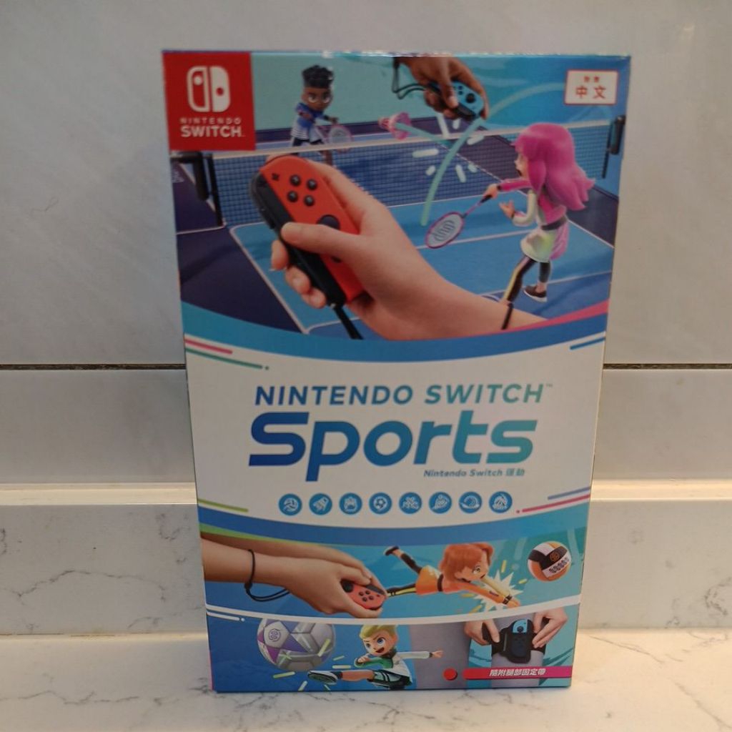 *USED like new* Nintendo Switch Sports set with leg strap and box ...