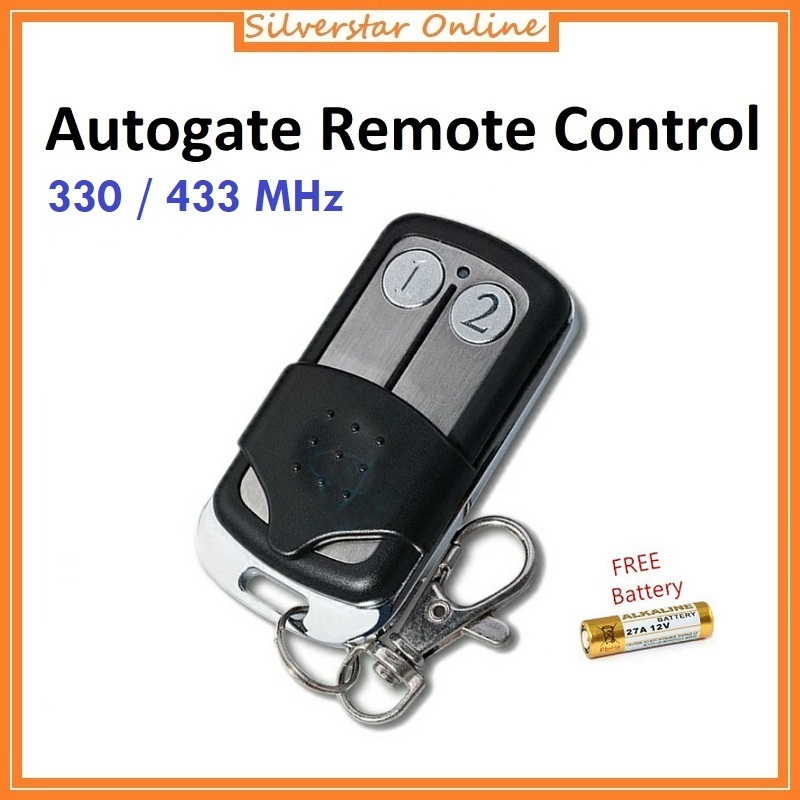Autogate Remote Control 2-Button Transmitter SMC5326 330MHz 433MHz Auto ...