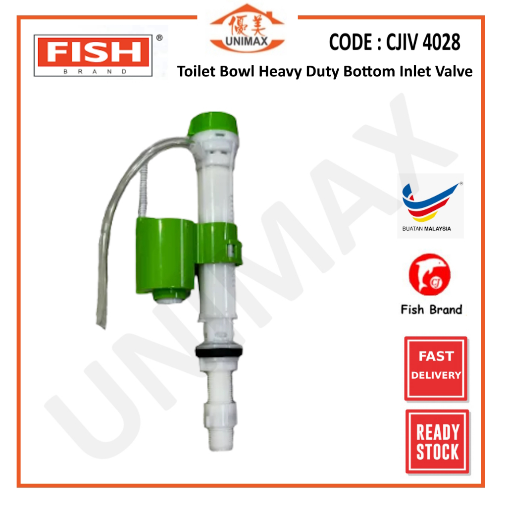 FISH BRAND CJ CJIV4028 COMPACT BOTTOM INLET VALVE FLOAT VALVE (WC ...
