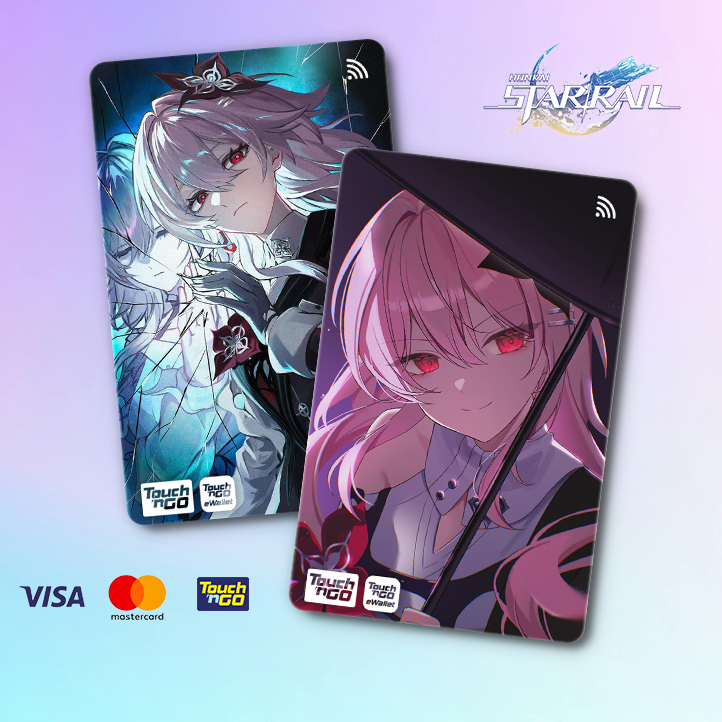 HONKAI STAR RAIL EVERNIGHT TNG - TOUCH N GO STICKER CARD / NEW ATM CARD ...