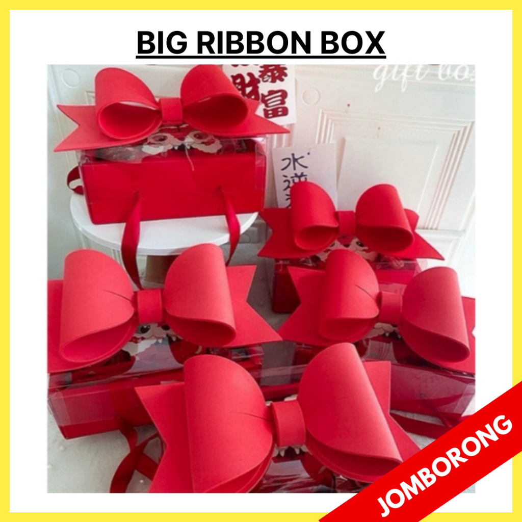 BIG RIBBON BOX Korean PVC mother father day Korean Fruits box flower ...