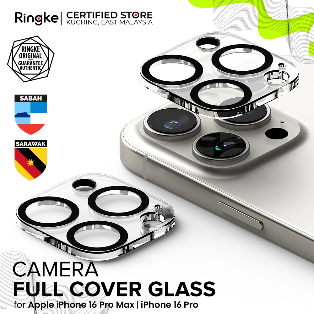 Rayorcon Camera Lens Protector For IPhone 16 Pro & IPhone 16 Pro Max, Tempered Glass Lens Protector Aluminum Alloy Ring Camera Cover Fits For IPhone 16 Pro/16 Pro Max (Silver - View #4