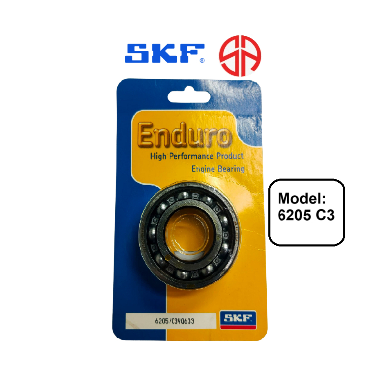 Roulement à Billes 6205-c3-skf 25x52x15 Mm Non étanche