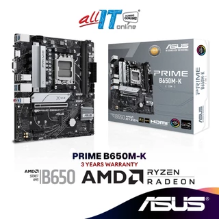 ASUS PRIME B650M-K Micro ATX (mATX) AMD Motherboard | AMD AM5 Socket