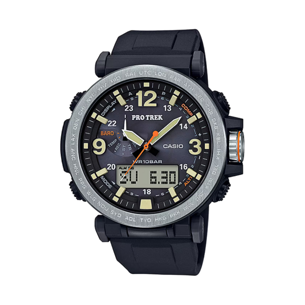 Outdoor CASIO PROTREK PRG 600 1 PRG 601 1 PRG600 PRG601 Triple Sensor Solar Battery Lightweight Original Shopee Malaysia