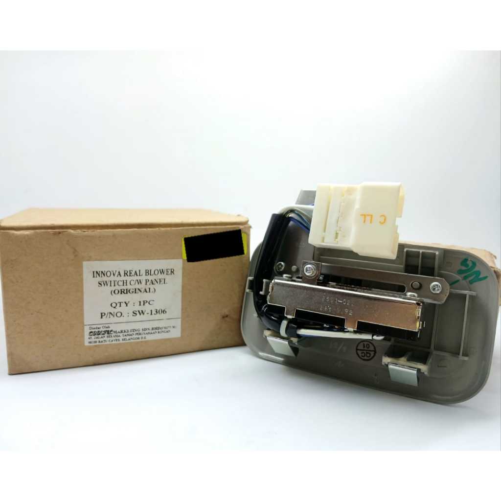 [100% ORIGINAL] Toyota Innova Rear Blower Switch with Panel (RSW-1306 ...