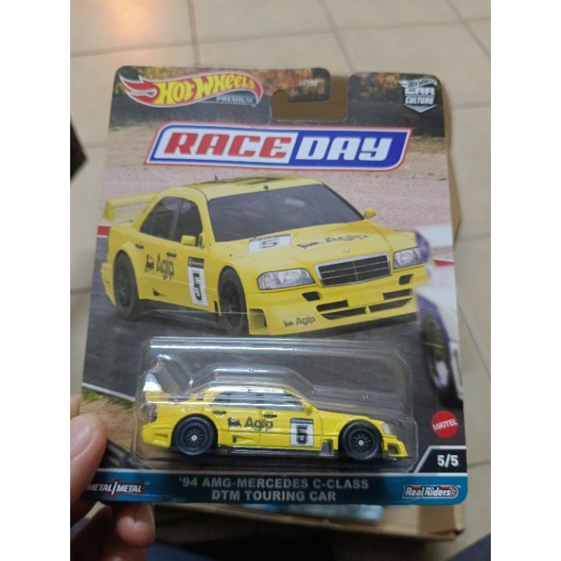 Hot Wheels Auto AMG-Mercedes Classe C DTM 1994 - Modellino Da Collezione
