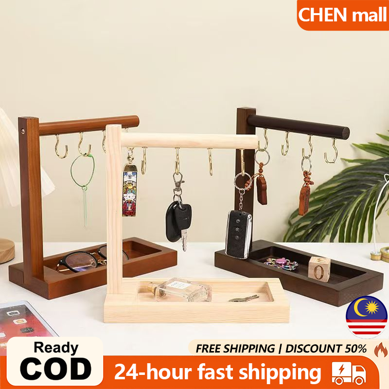 Rak barang kemas rak kunci rak tempat paparan kotak penyimpanan/Jewelry ...
