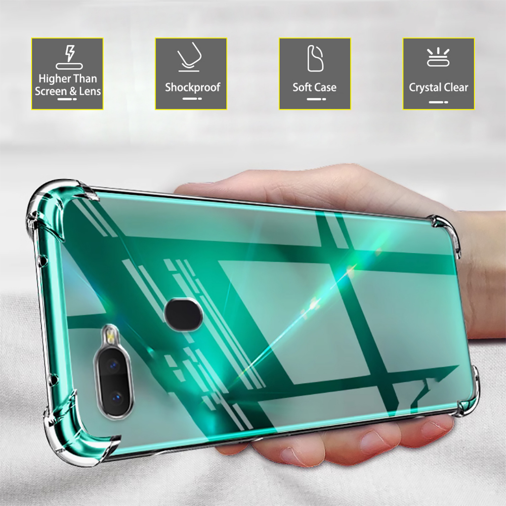 Oppo F9 A3S A12E A12 A5S A7 A1K Realme Pro C1 C2 Soft TPU