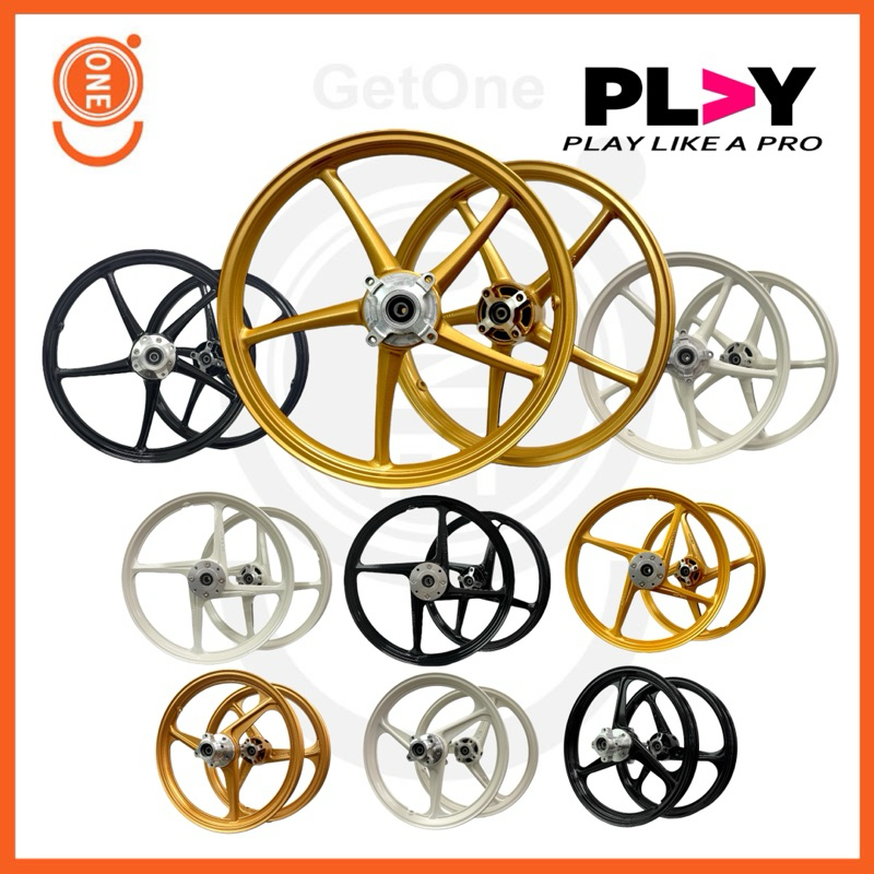 YAMAHA HONDA Y15ZR Y15 LC135 RS150 RSX Y125Z CUSTOM SPORT RIM SET ALLOY ...