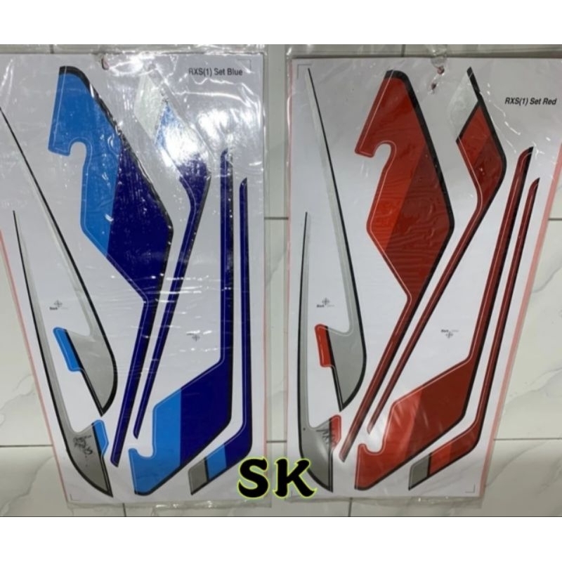 YAMAHA RXS115 RSX 115 (1) STRIPE BODY STICKER STIKER (READY STOCK ...