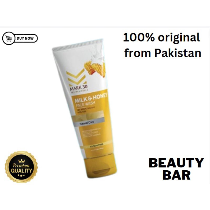 100 Original, mark 30 Milk & Honey Face Wash from Paskistan Shopee