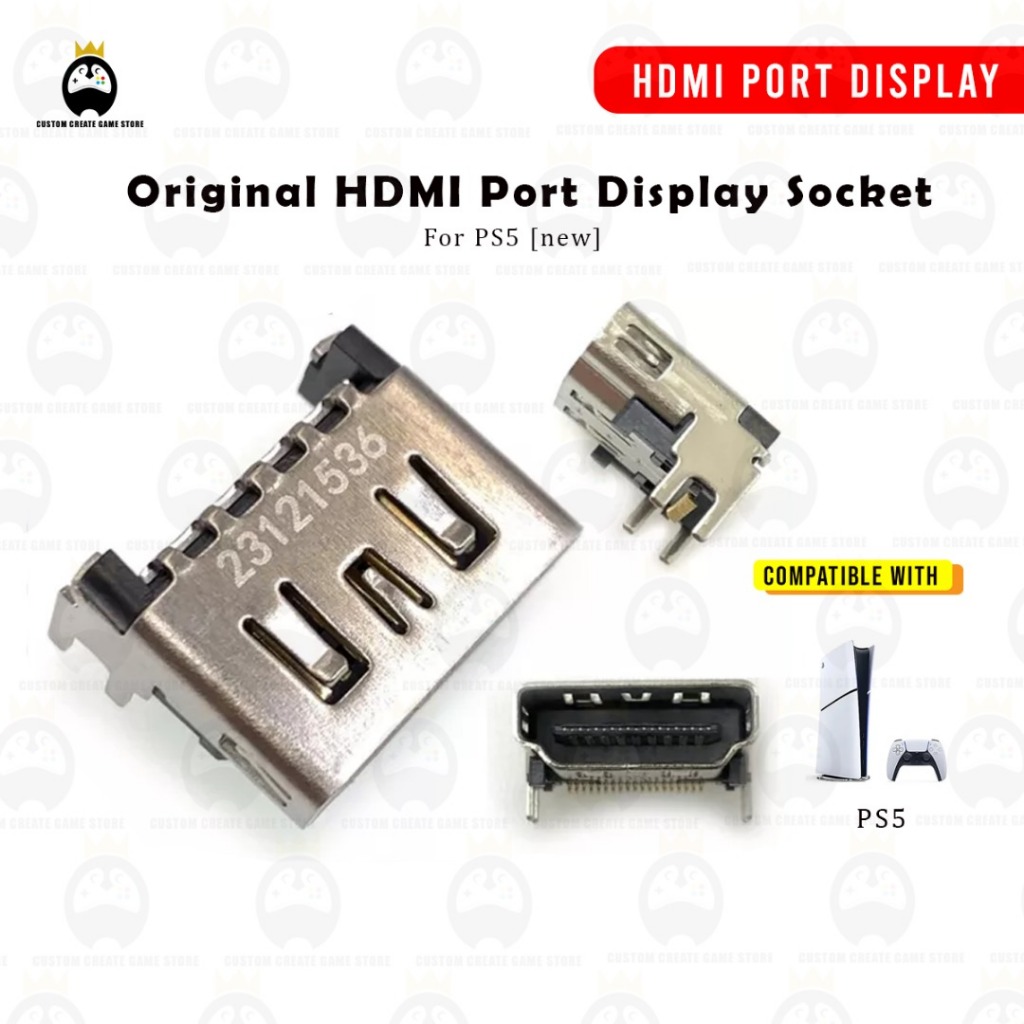 PS5 HDMI Compatible Port Socket Interface Connector Sony PlayStation 5 ...