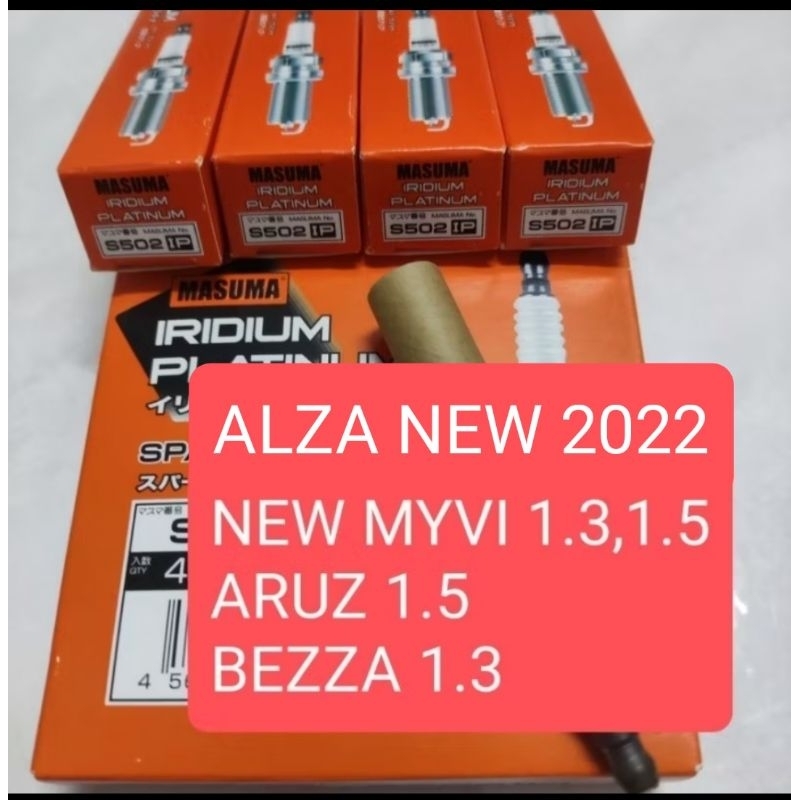 💯 Original MASUMA Spark Plug MYVI G3 BARU 2018 ARUZ 1.5 BEZZA 1.3 NEW ...