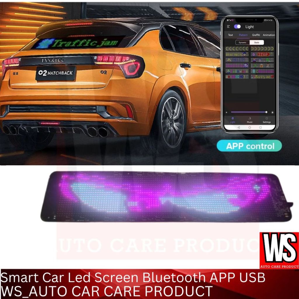 Smart Car Led Screen Bluetooth APP USB | Shopee Malaysia