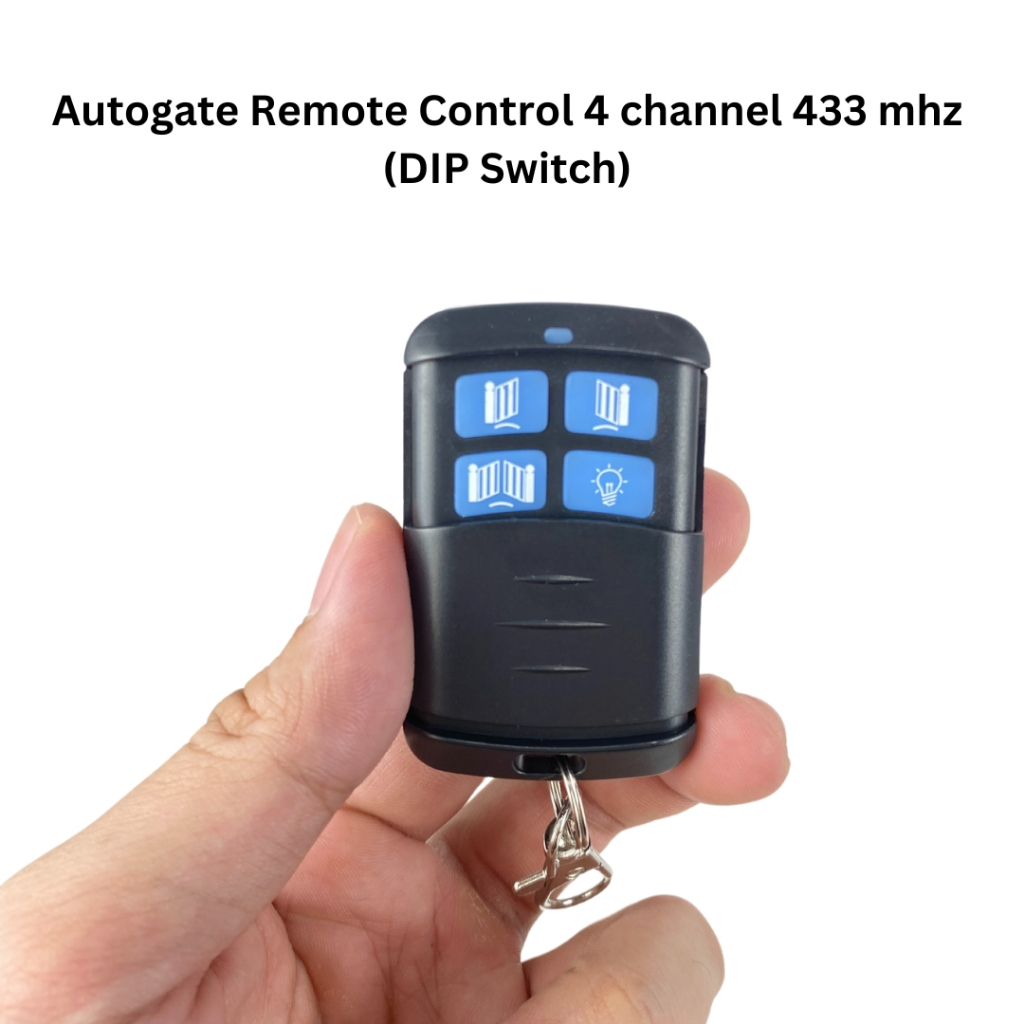 AUTOAGATE 4 CHANNEL REMOTE CONTROL433MHZ DIP SWITCH ADJUST REMOTE ...