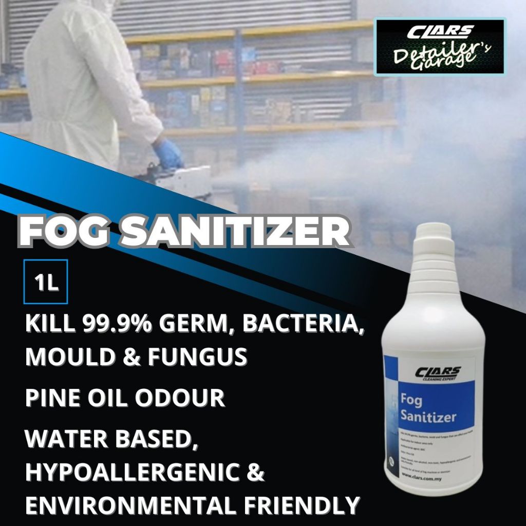 Clars Fog Sanitizer 1L -For Fog Machine & Fog Atomizer /Disinfectant ...