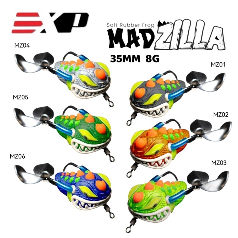 EXP MADZILLA SOFT RUBBER FROG 35MM/8G | Shopee Malaysia