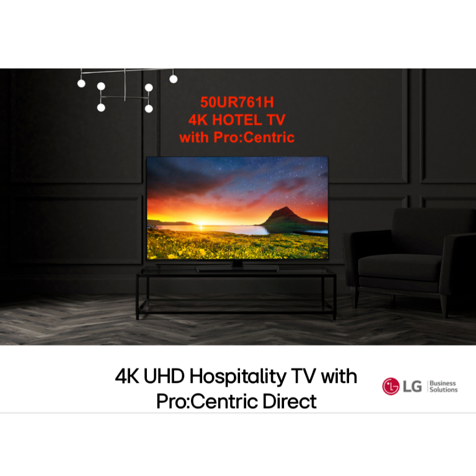🗣NEW LG 50’ (50UR761H) 4K HOTEL TV with ProCentric +WiFI +SPEAKER