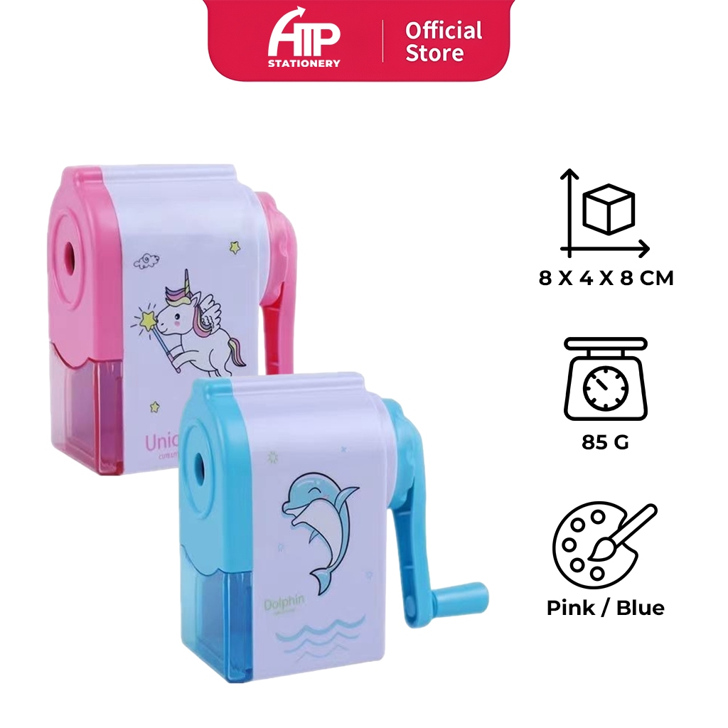 Ximi-0142 Rotary Sharpener For Graphite Pencil φ8mm Cute Cartoon Design ...