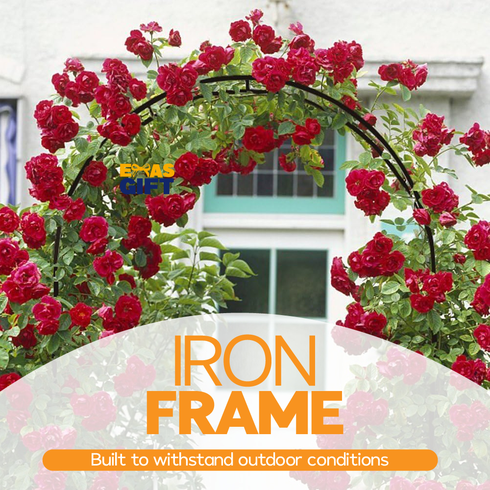 Outdoor Arch Iron Garden Rack Wrought Iron Trellis Climbing Plants Arch ...