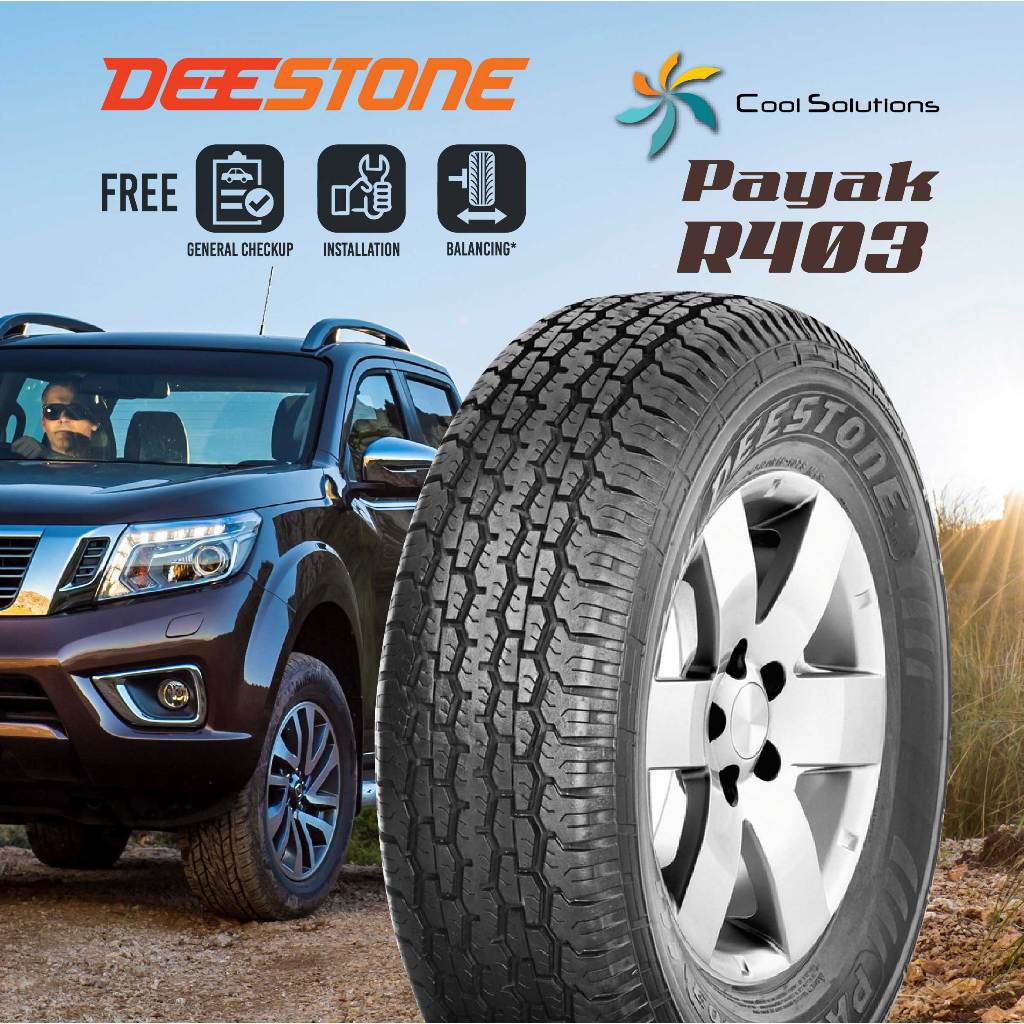 DEESTONE PAYAK R403 245/70 R16 FOR FORD RANGER, NISSAN NAVARA | Shopee ...