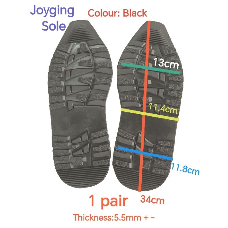 Tukar lapis bawah BT 888 Rubber shoe Soles anti slip foot pads full Sole protector sneaker repair Shopee Malaysia