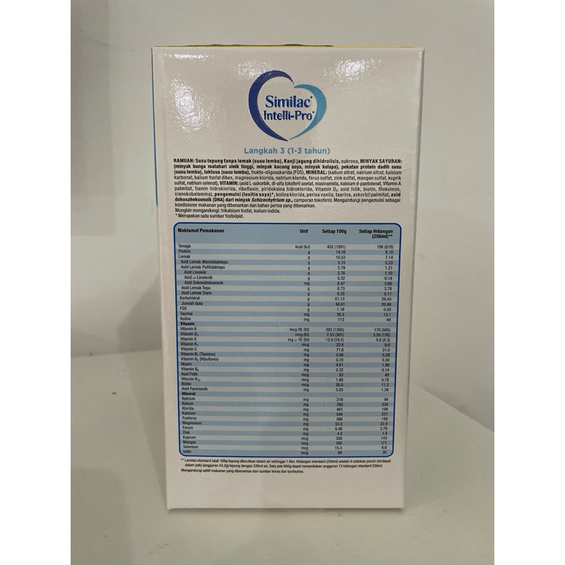 Similac Intelli Pro Step 3 (2 x 600G) / Susu tepung | Shopee Malaysia