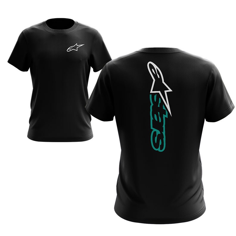 C12 BAJU MOTOR RIDE ALPAN BIG LOGO DESIGN RACING SUPERBIKE PERFORMANCE ...