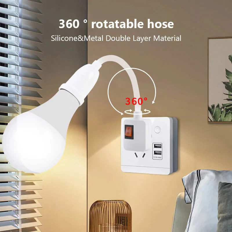 White Lamp Accessory E27 Lamp Base Screw Bulb Holder Round Light Socket ...