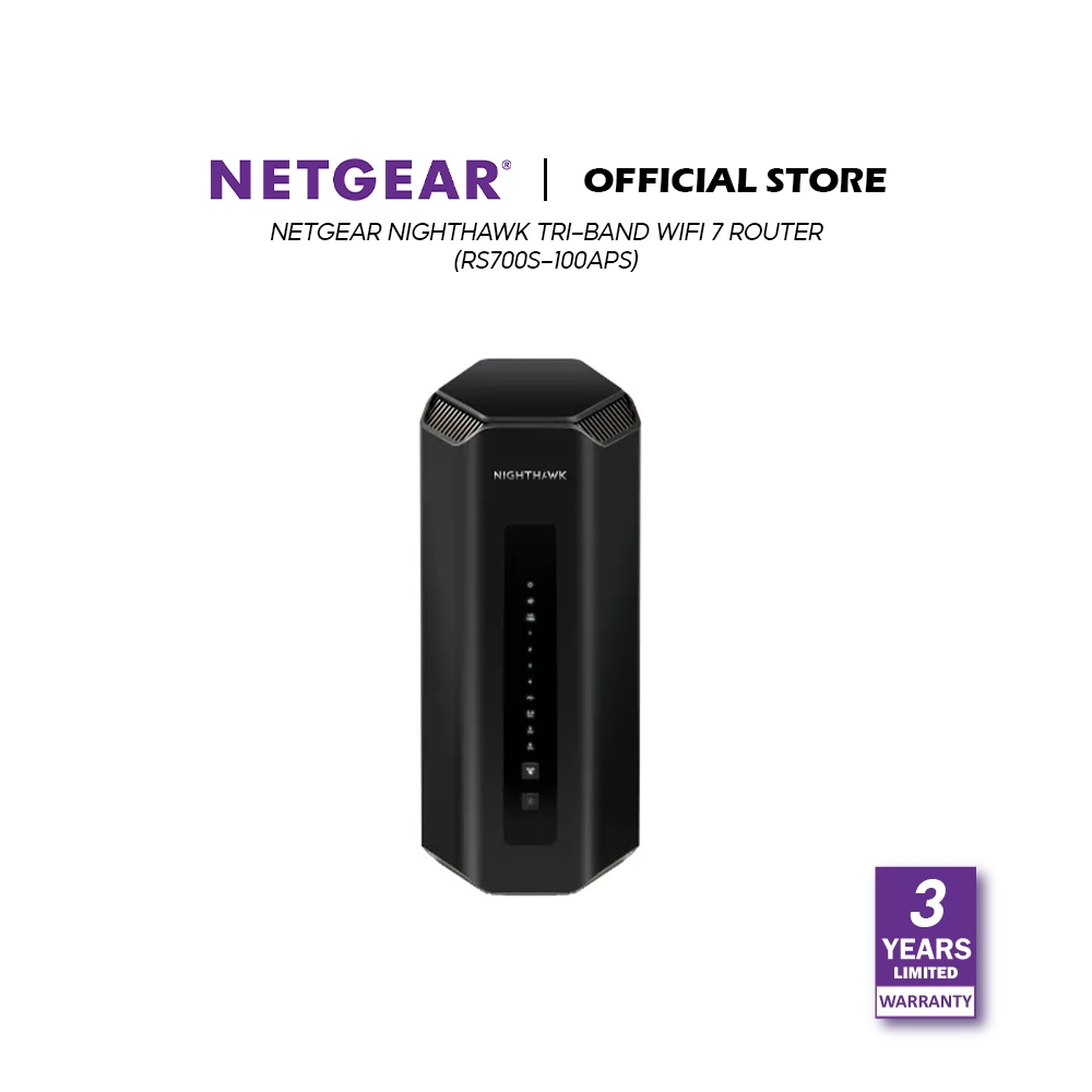 NETGEAR Nighthawk Tri-Band WiFi 7 Router - BE19000 19Gbps | 1 x 10G WAN ...