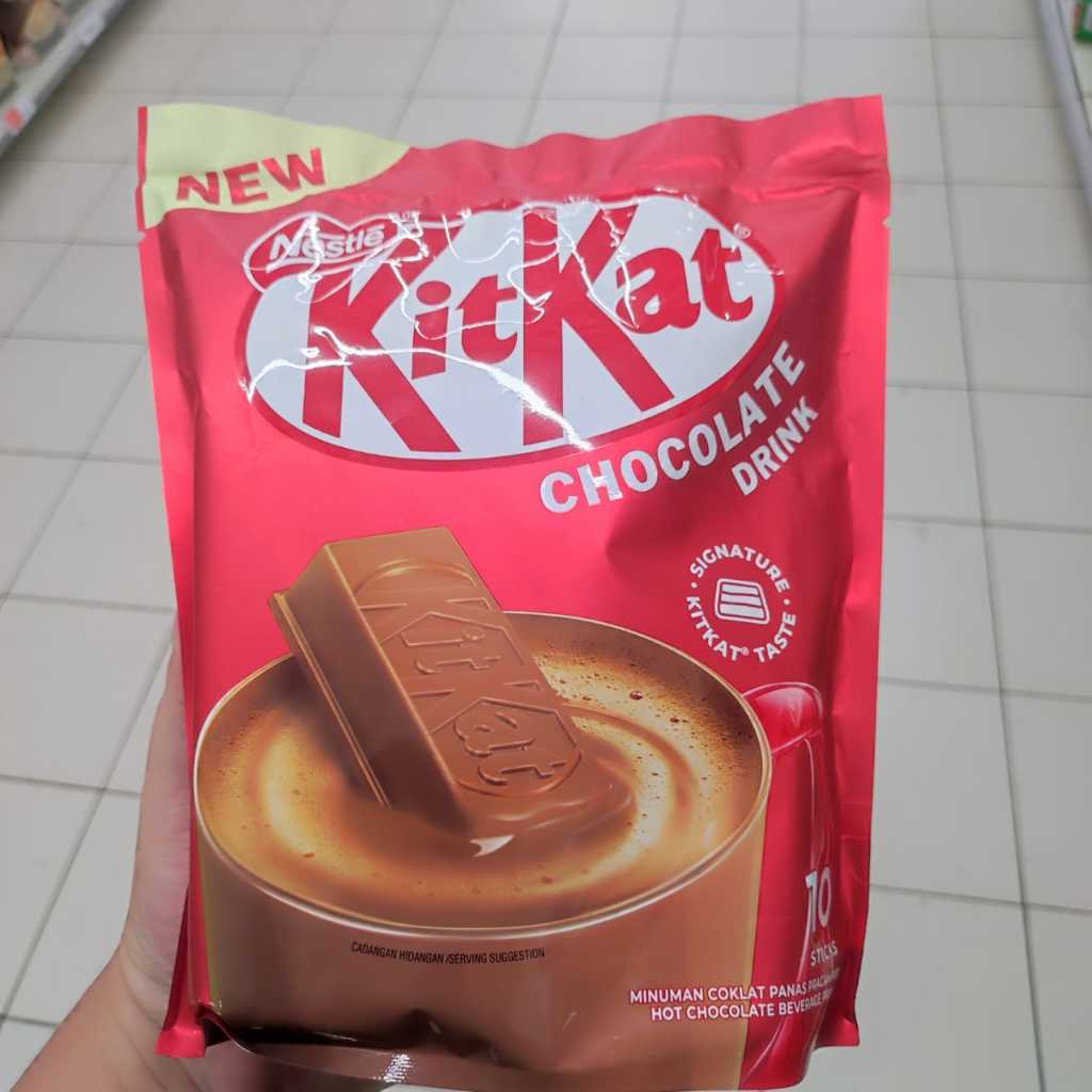 Kit Kat Chocolate Drink 3 in 1 10 sachet Minuman Coklat 3 in 1 | Shopee ...