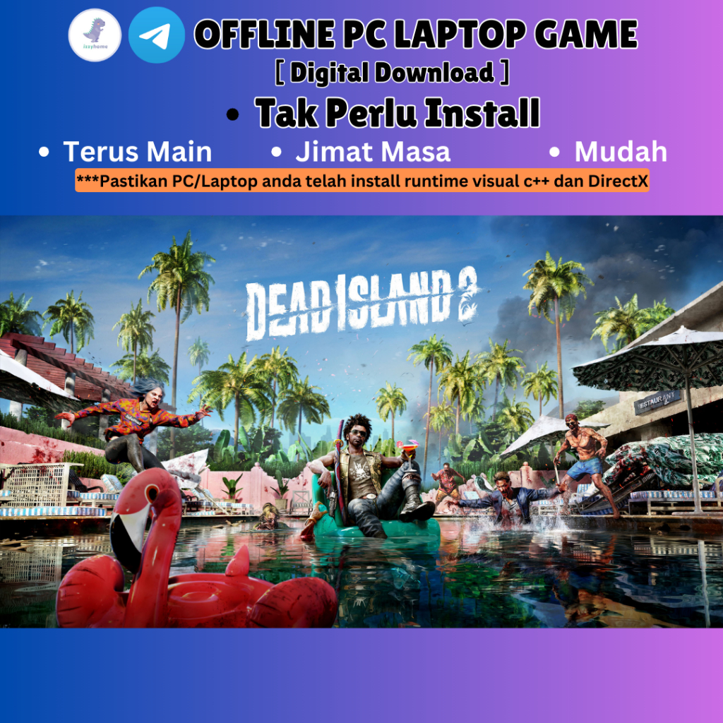 [PC OFFLINE GAME PORTABLE]DEAD ISLAND 2[DIGITAL DOWNLOAD] | Shopee Malaysia