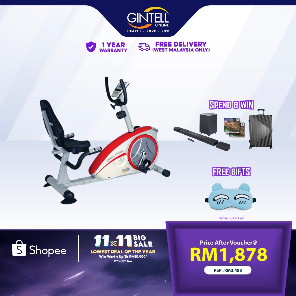 Recumbent bike gintell sale