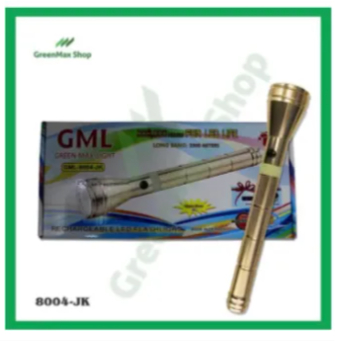 [TOP SALE] GOLD LED Rechargeable Flashlight Green-max-Light, Germany ...