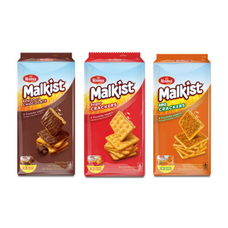 Roma Malkist Crackers 3packs | Shopee Malaysia