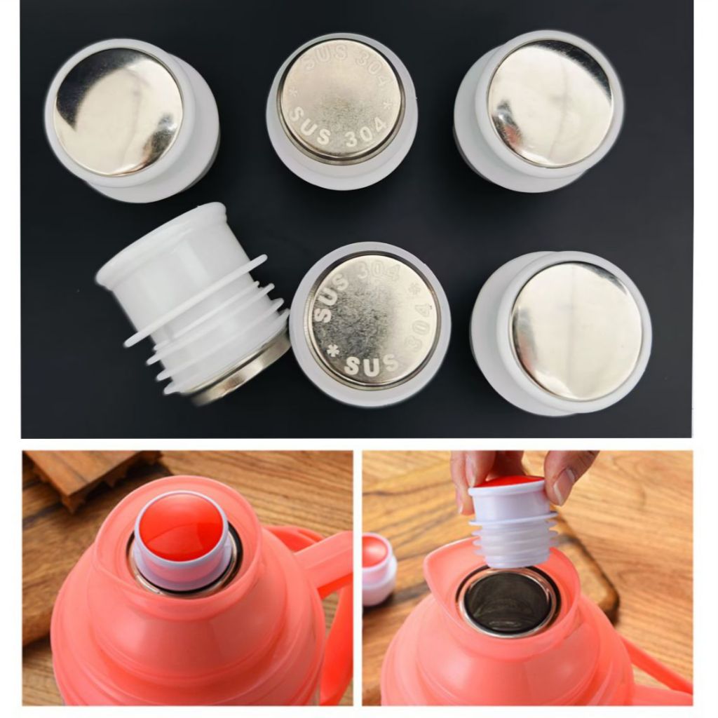 Food Grade Silicone Thermos Plug Cap Stopper Bottle Lid Replacement ...