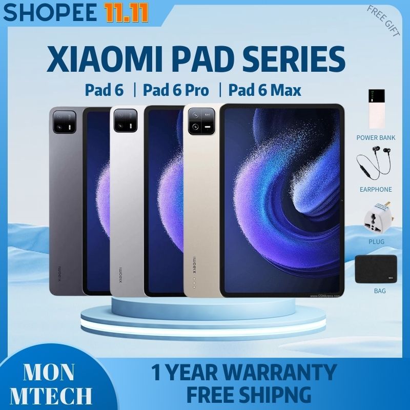 Xiaomi Pad 6 Max 14 / Xiaomi Pad 6 Pro Snapdragon 8+ Gen 1 / Xiaomi Pad ...