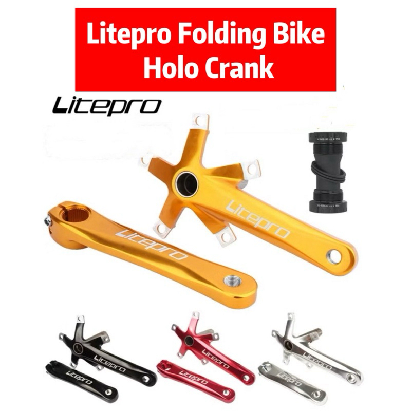 🔥🇲🇾Ready Stock🔥Litepro CrankSet Folding Bike 54T/56T Basikal