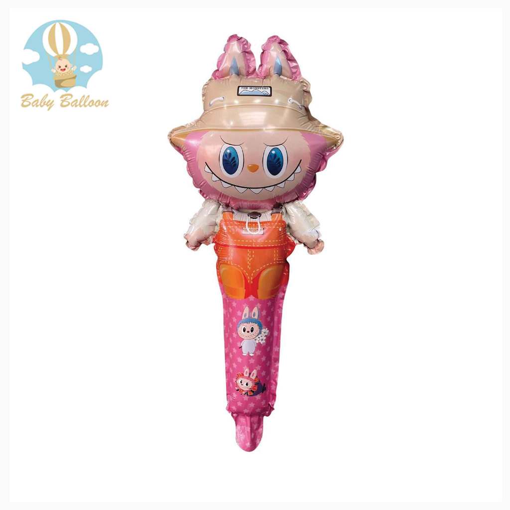 Cartoon Labubu Themed Balloon Set - Cute Monster Aluminum Film ...