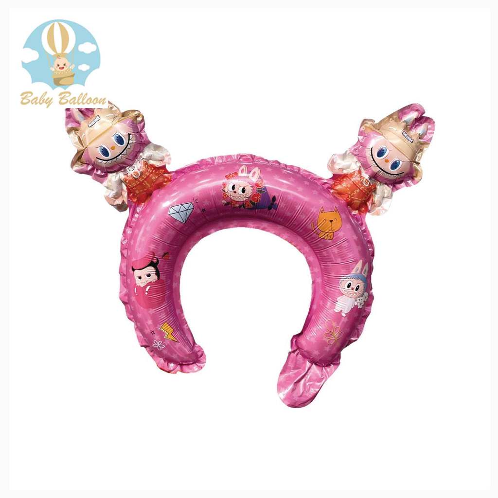 Cartoon Labubu Themed Balloon Set - Cute Monster Aluminum Film ...