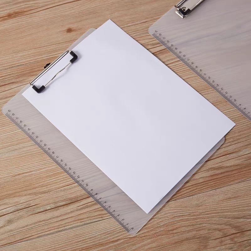 A4 Vertical Folder Clip Board With Ruler | Shopee Malaysia