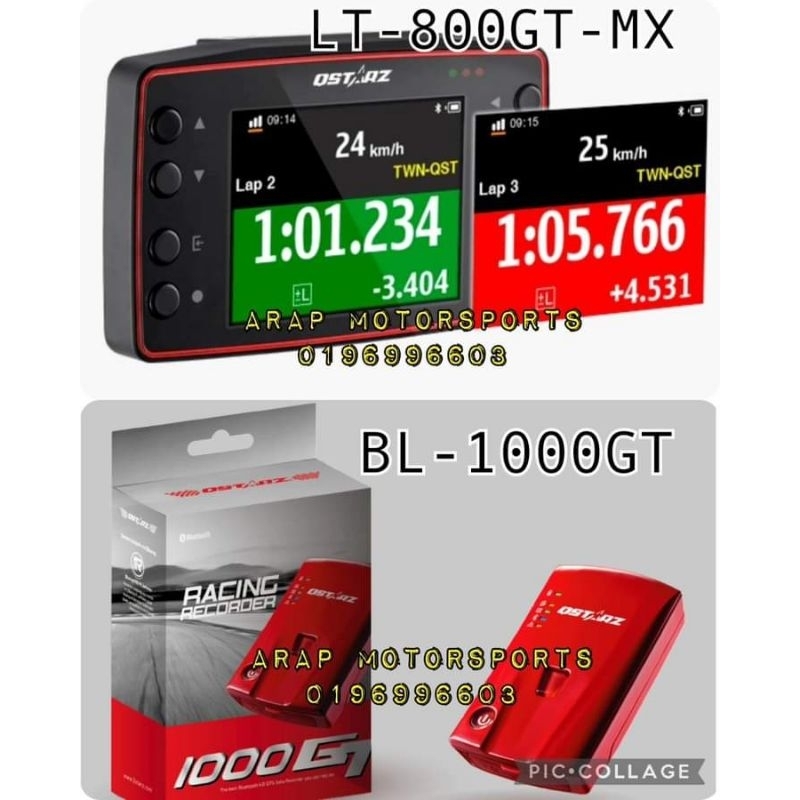 QSTARZ LT-8000GT GPS LAP TIMER NEW VERSION WATER RESISTANCE 