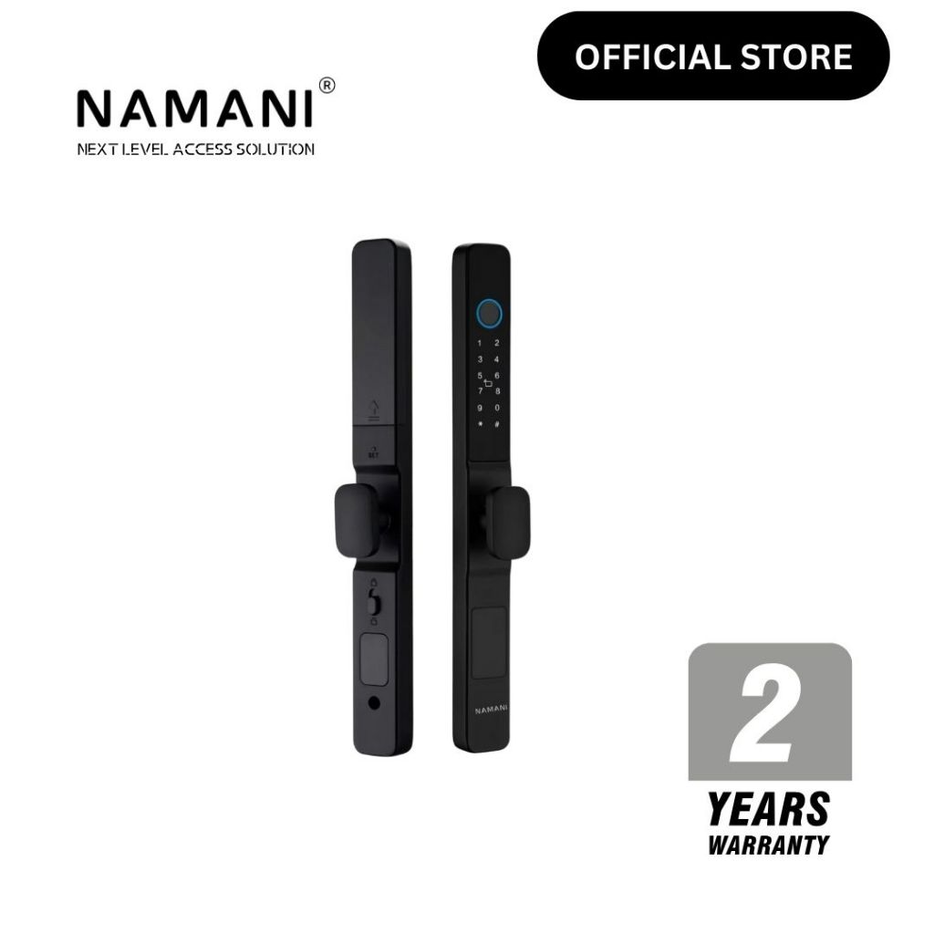 NAMANI Aluminum Bluetooth Sliding Smart lock G2 | Shopee Malaysia
