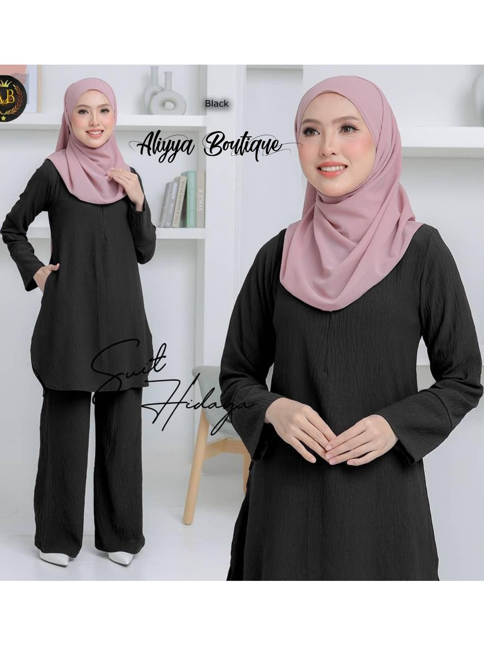 04 SUIT WARDA MUSLIMAH BY AB BRAND | Shopee Malaysia